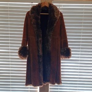 Marvin Richards Genuine Leather fur coat